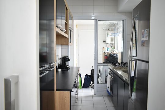 Cozinha de apartamento para alugar com 2 quartos, 104m² em Chácara Inglesa, São Paulo