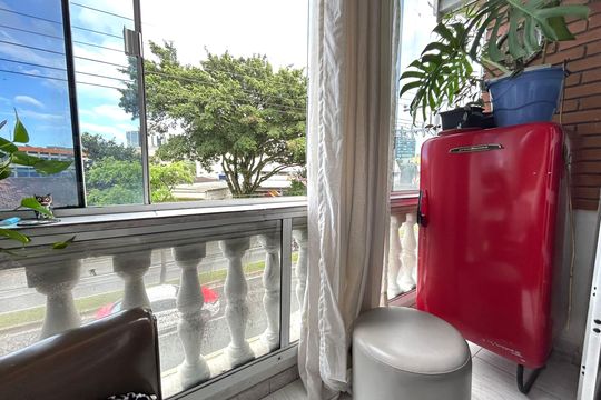 Varanda  de apartamento para alugar com 2 quartos, 80m² em Centro, Florianópolis