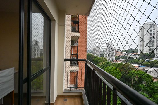 Varanda de apartamento à venda com 3 quartos, 76m² em Jardim Caboré, São Paulo