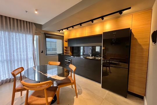 Cozinha Americana  de apartamento para alugar com 1 quarto, 72m² em Barra da Tijuca, Rio de Janeiro
