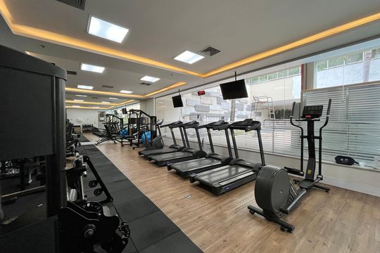 Área comum - Academia de apartamento para alugar com 1 quarto, 72m² em Barra da Tijuca, Rio de Janeiro