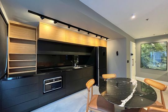 Cozinha Americana  de apartamento para alugar com 1 quarto, 72m² em Barra da Tijuca, Rio de Janeiro