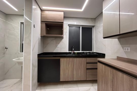 Cozinha - Armários de apartamento para alugar com 2 quartos, 50m² em Vila Pirituba, São Paulo