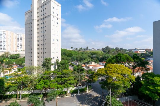 Vista da Suíte  de apartamento para alugar com 1 quarto, 24m² em Jardim Oriental, São Paulo
