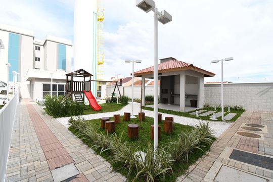 Área comum - Playground de apartamento para alugar com 2 quartos, 46m² em Jardim Amélia, Pinhais