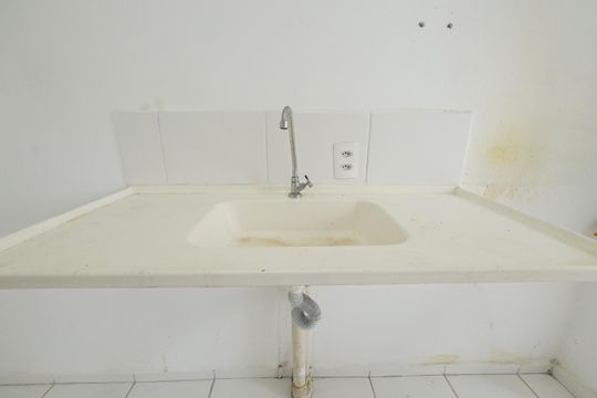 Cozinha de apartamento à venda com 1 quarto, 36m² em Liberdade, São Paulo