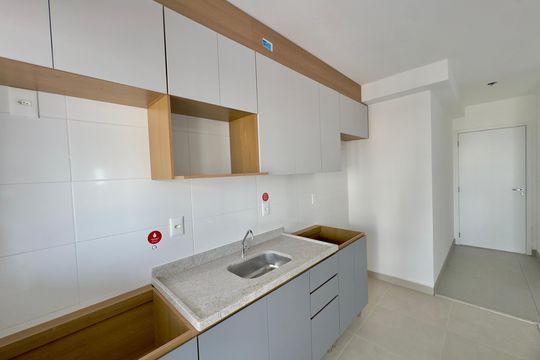 Cozinha de apartamento à venda com 2 quartos, 66m² em Picanço, Guarulhos