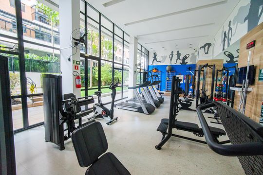 Área comum - Academia de apartamento para alugar com 2 quartos, 65m² em Jardim Social, Curitiba
