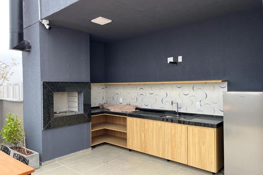 Área comum - Churrasqueira de apartamento para alugar com 2 quartos, 41m² em Barra Funda, São Paulo