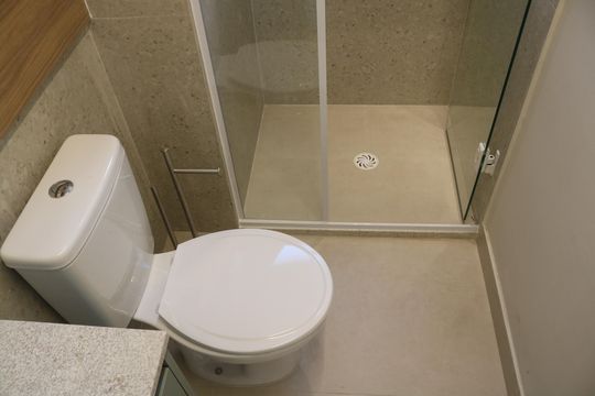 Banheiro de apartamento para alugar com 2 quartos, 41m² em Barra Funda, São Paulo