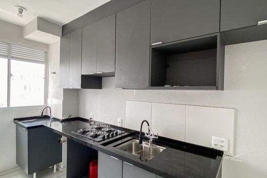 Cozinha  de apartamento para alugar com 2 quartos, 43m² em Jardim America da Penha, São Paulo