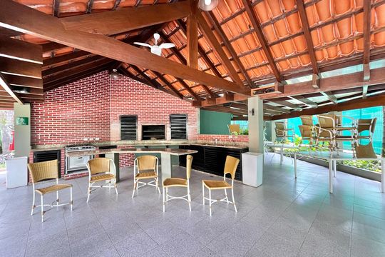Área comum - Churrasqueira de apartamento à venda com 4 quartos, 450m² em Barra da Tijuca, Rio de Janeiro