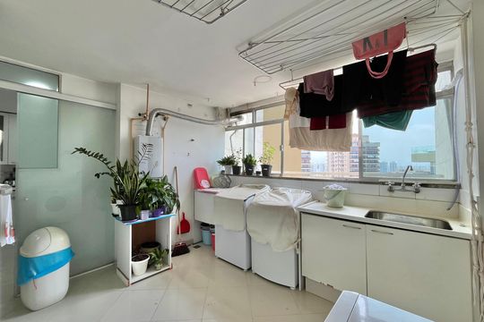 Área de Serviço de apartamento à venda com 4 quartos, 450m² em Barra da Tijuca, Rio de Janeiro