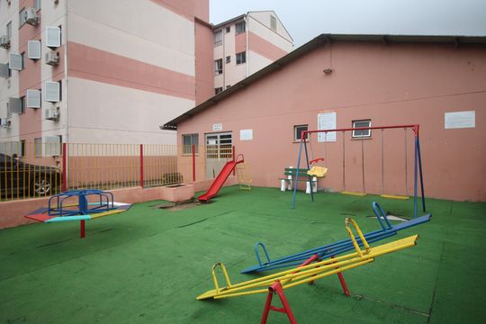 Área comum - Playground de apartamento para alugar com 2 quartos, 36m² em Mário Quintana, Porto Alegre