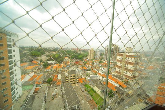 Sala- Vista  de apartamento à venda com 3 quartos, 176m² em Vila Marlene, São Bernardo do Campo