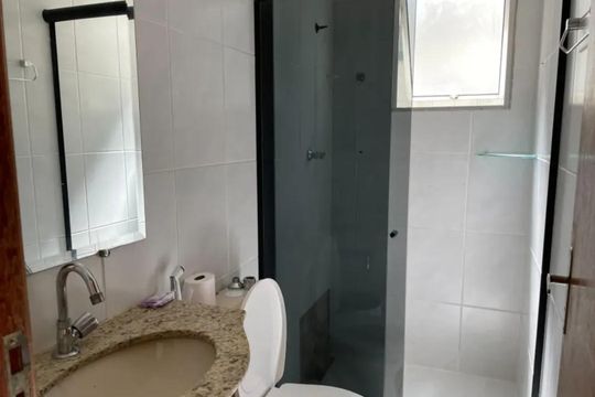 Banheiro de apartamento à venda com 3 quartos, 90m² em Nova Vista, Belo Horizonte