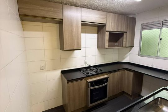 Cozinha de apartamento para alugar com 2 quartos, 56m² em Água Chata, Guarulhos