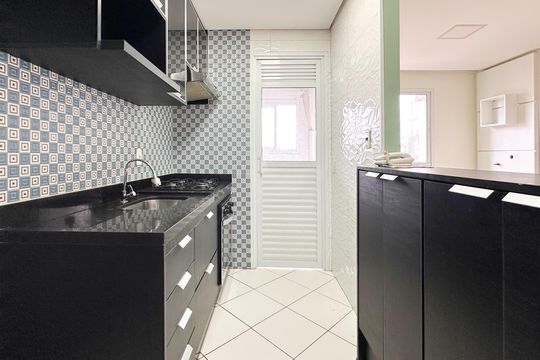 Cozinha de apartamento para alugar com 2 quartos, 44m² em Paulicéia, São Bernardo do Campo