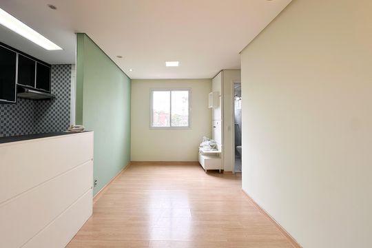 Sala de apartamento para alugar com 2 quartos, 44m² em Paulicéia, São Bernardo do Campo