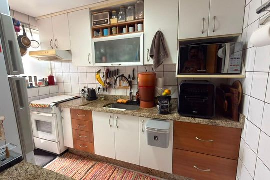 Cozinha de apartamento à venda com 2 quartos, 67m² em agua claras, Brasília