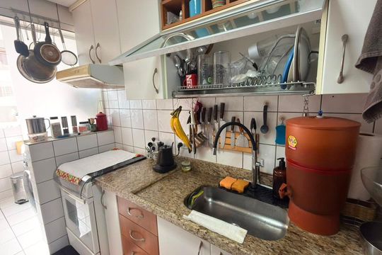 Cozinha de apartamento à venda com 2 quartos, 67m² em agua claras, Brasília