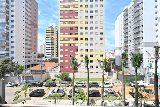 Vista da Varanda de kitnet/studio à venda com 1 quarto, 32m² em Chácara Inglesa, São Paulo