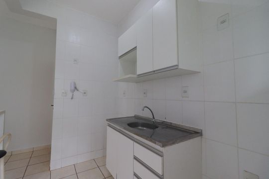 Cozinha de apartamento para alugar com 2 quartos, 50m² em Jardim Itau, Ribeirão Preto