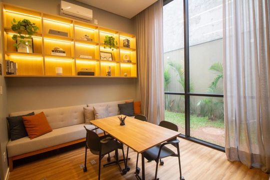 Área comum de kitnet/studio à venda com 1 quarto, 23m² em Jardim das Acacias, São Paulo