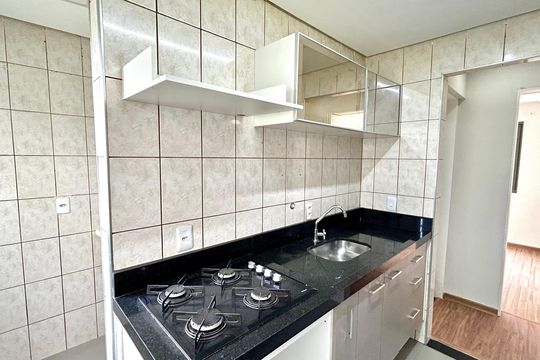 Cozinha de apartamento para alugar com 2 quartos, 51m² em Vila Bremen, Guarulhos