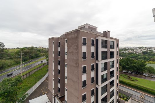 Vista da Sacada com churrasqueira de apartamento para alugar com 2 quartos, 66m² em Swiss Park, Campinas