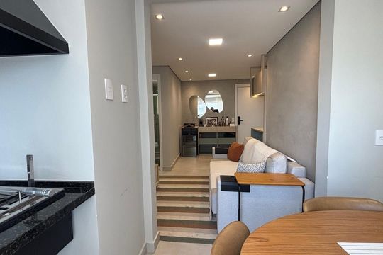 Sacada de apartamento para alugar com 2 quartos, 58m² em Chácara Santo Antônio (zona Sul), São Paulo