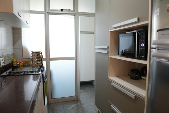Cozinha de apartamento à venda com 4 quartos, 105m² em Buritis, Belo Horizonte