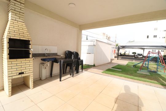 Área comum - Churrasqueira de apartamento para alugar com 2 quartos, 50m² em Presidente Roosevelt, Uberlândia
