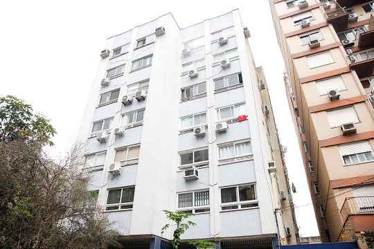 Fachada de apartamento à venda com 2 quartos, 59m² em Centro Histórico, Porto Alegre