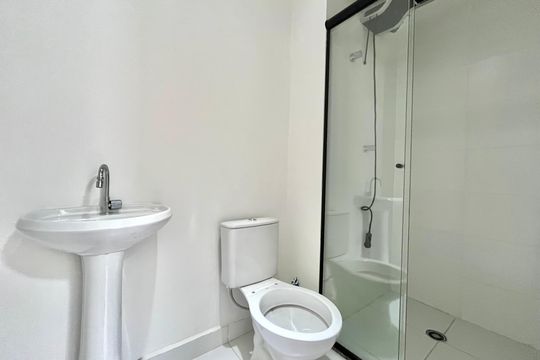 Banheiro da Suíte de apartamento para alugar com 1 quarto, 27m² em Planalto Paulista, São Paulo