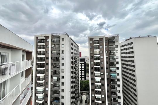 Vista da Varanda de apartamento para alugar com 1 quarto, 27m² em Planalto Paulista, São Paulo