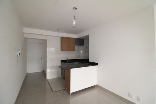 Sala / Cozinha de apartamento para alugar com 1 quarto, 35m² em Jardim São Paulo, São Paulo