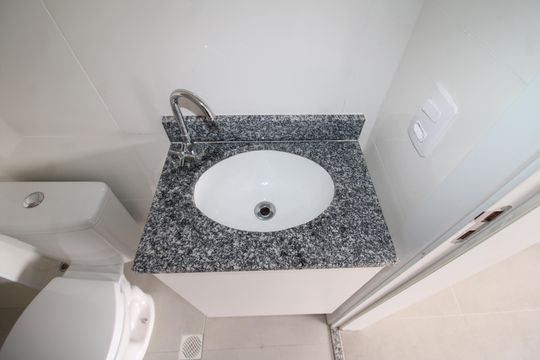 Banheiro de apartamento para alugar com 1 quarto, 35m² em Jardim São Paulo, São Paulo