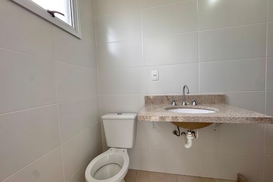Suíte - Banheiro de apartamento à venda com 2 quartos, 145m² em Recreio dos Bandeirantes, Rio de Janeiro