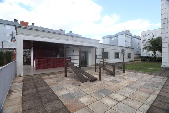Área comum - Churrasqueira de apartamento à venda com 2 quartos, 55m² em Igara, Canoas