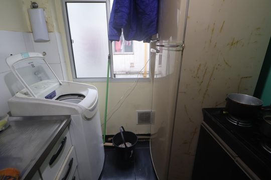 Área de serviço de apartamento para alugar com 2 quartos, 55m² em Igara, Canoas