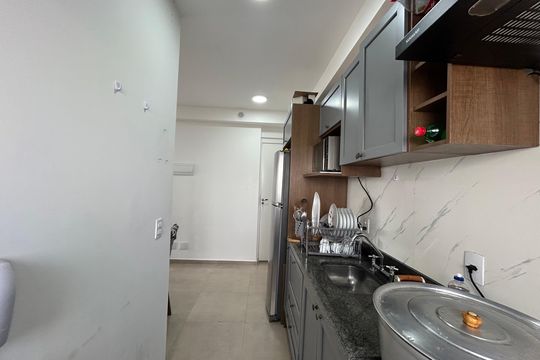 Cozinha de apartamento à venda com 2 quartos, 42m² em Brás, São Paulo