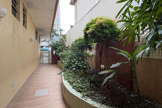 Área comum de apartamento para alugar com 1 quarto, 40m² em Gonzaga, Santos