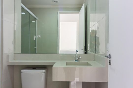 Banheiro de apartamento para alugar com 2 quartos, 47m² em Quitaúna, Osasco