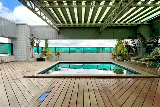 Piscina de apartamento para alugar com 1 quarto, 55m² em Jardim Paulista, São Paulo