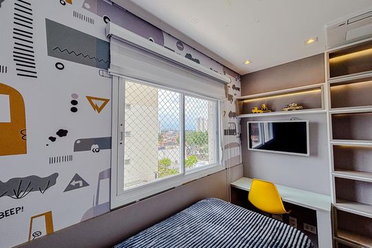 Quarto 2 - Suíte de apartamento à venda com 3 quartos, 129m² em Tatuapé, São Paulo