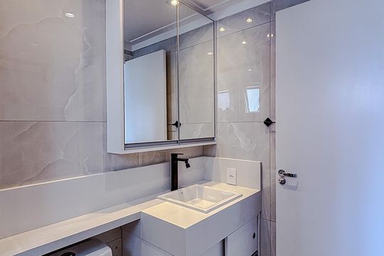 Banheiro da Suíte 2 de apartamento à venda com 3 quartos, 129m² em Tatuapé, São Paulo