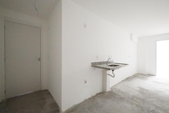 Cozinha de kitnet/studio para alugar com 1 quarto, 46m² em Aclimação, São Paulo