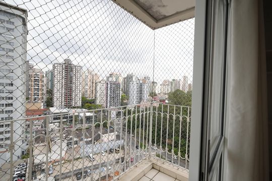 Varanda da Sala de apartamento para alugar com 3 quartos, 80m² em Jardim, Santo André