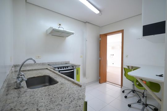 Cozinha de apartamento para alugar com 3 quartos, 80m² em Jardim, Santo André